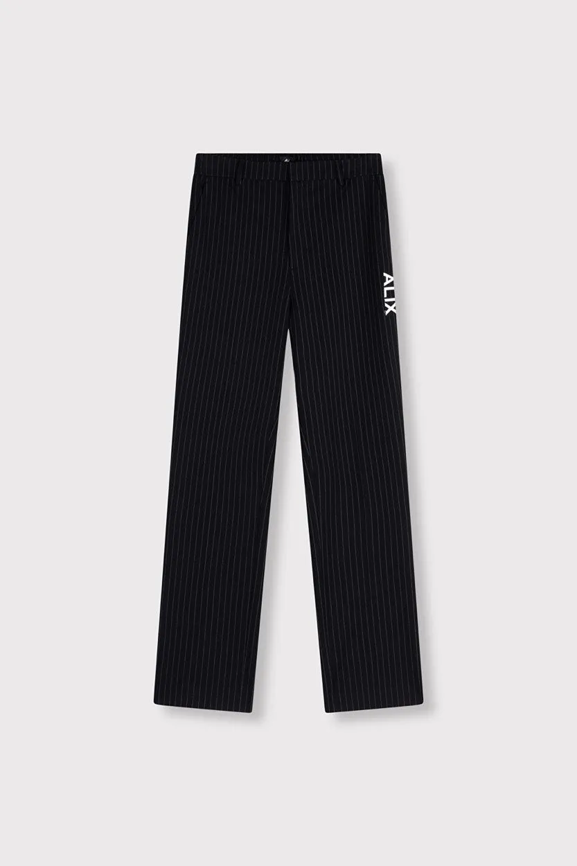 Relaxed Mix Suit Pant - Zwart Dessin