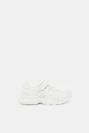 Senior Boys White Chunky Sneaker