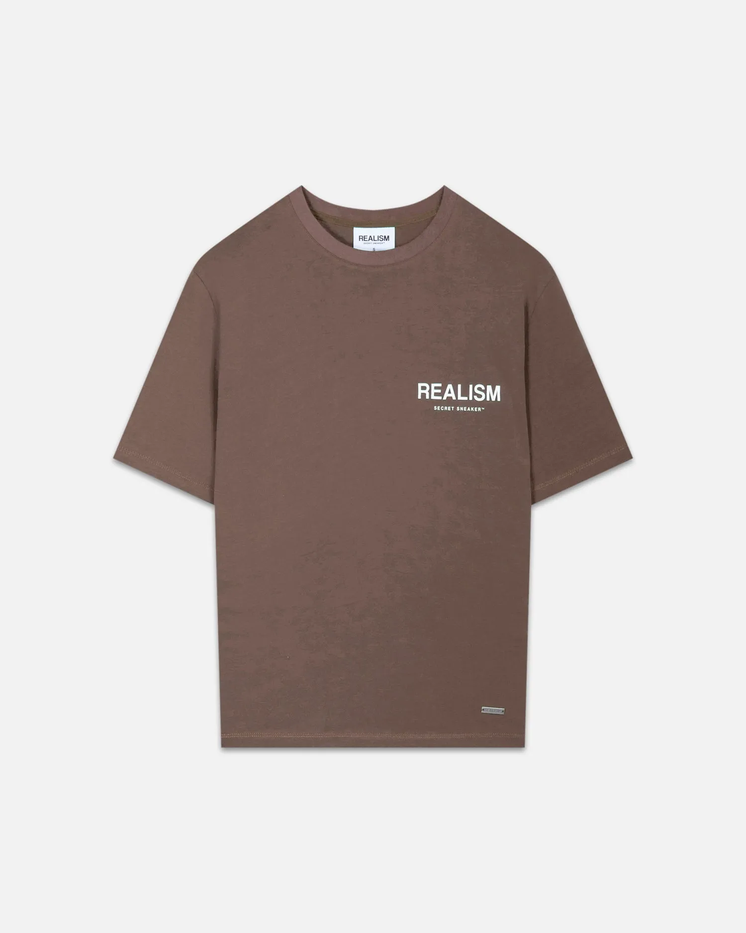 SSS REALISM BACK LOGO TEE SEPIA BROWN