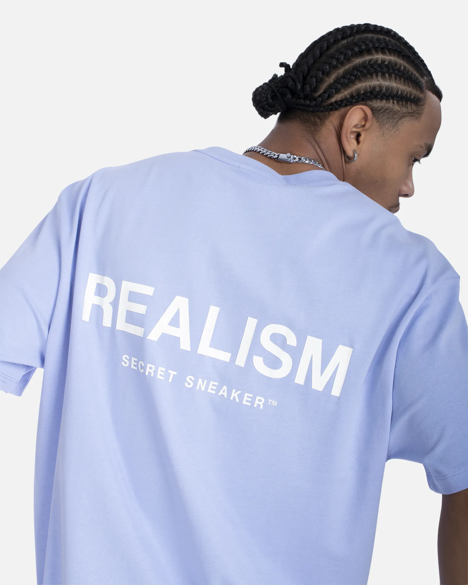 SSS REALISM BACK LOGO TEE SKY PURPLE