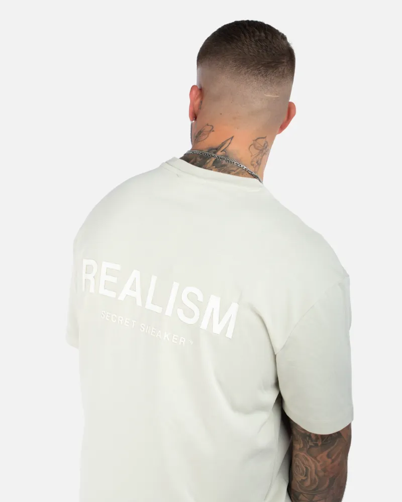 SSS REALISM BACK LOGO TEE WHEAT