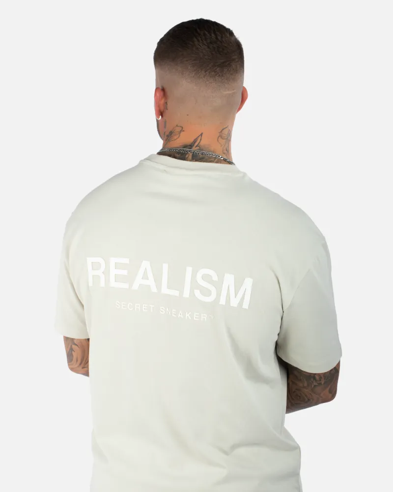 SSS REALISM BACK LOGO TEE WHEAT