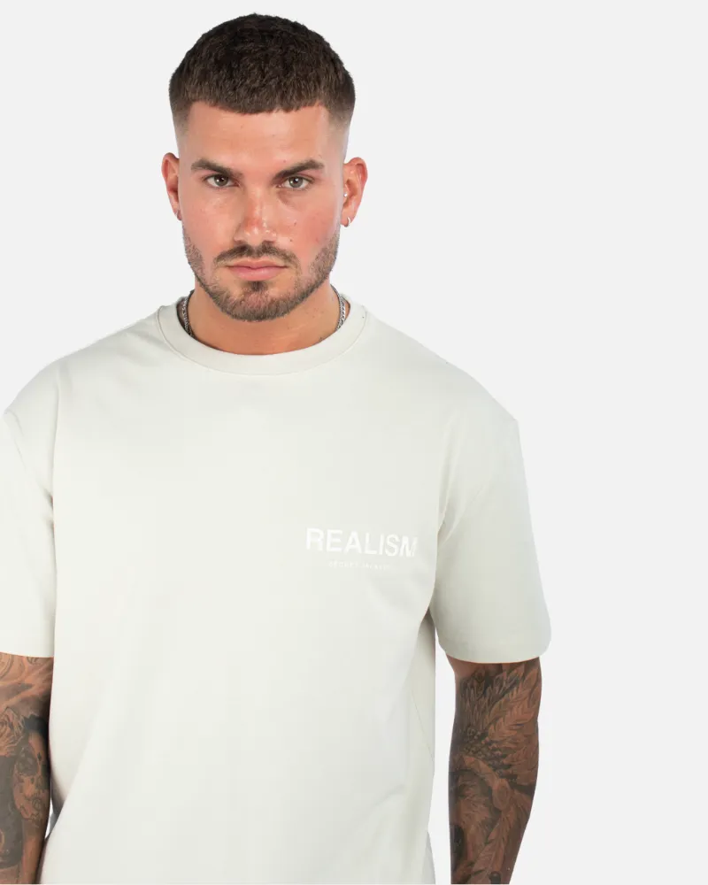 SSS REALISM BACK LOGO TEE WHEAT