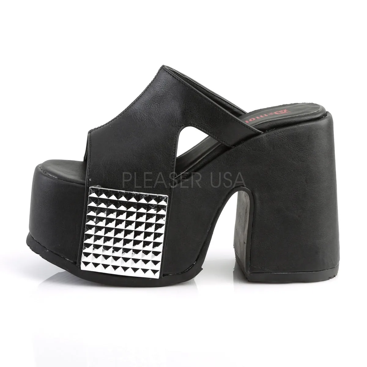 Stud Panel Platform Gothic Sandals