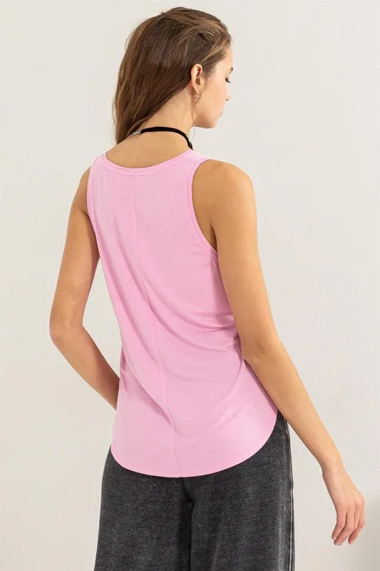 Super Soft V Neck Tank Top