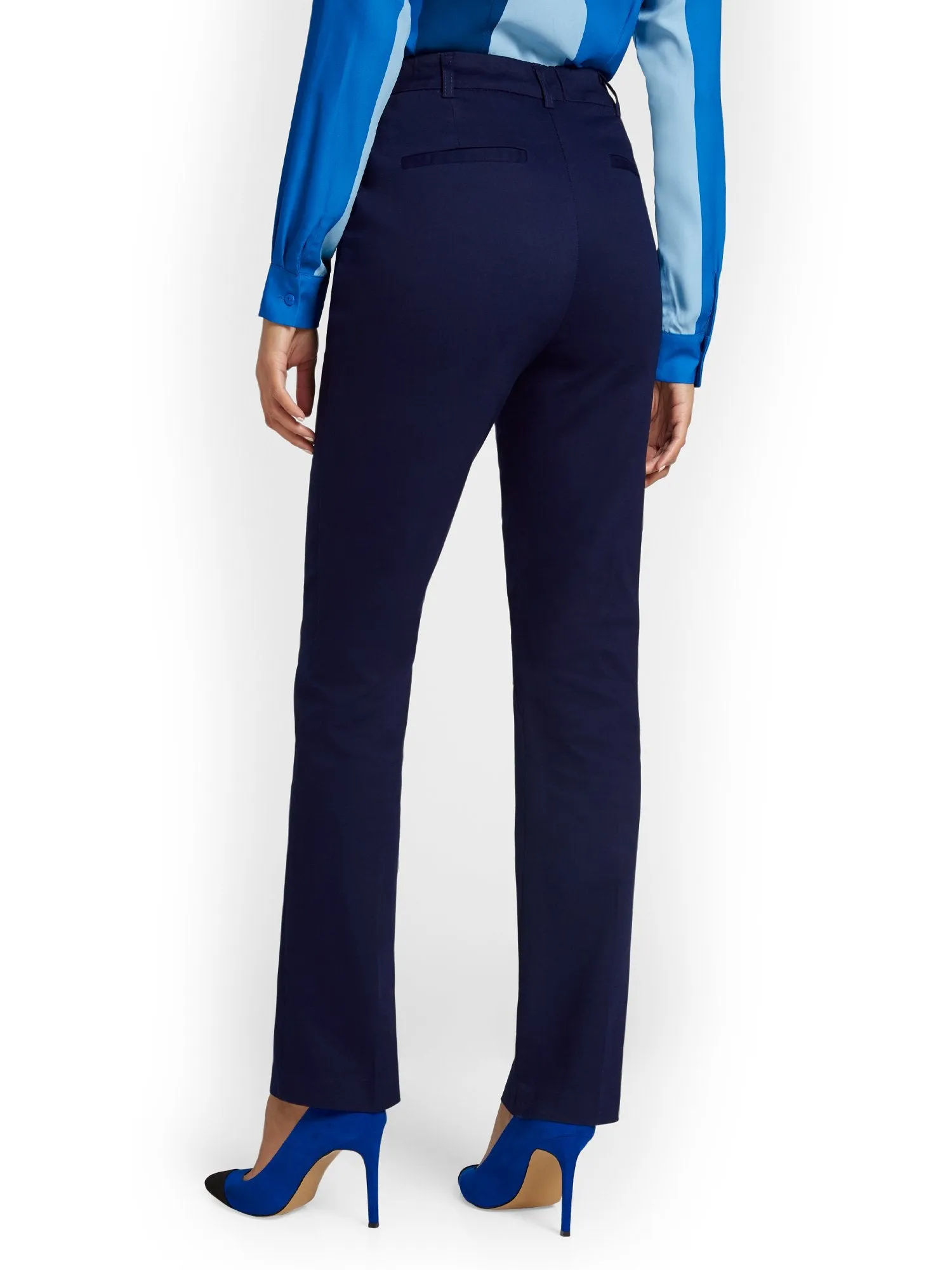 Tall High-Waisted Straight-Leg Pant - NY&Chic Collection