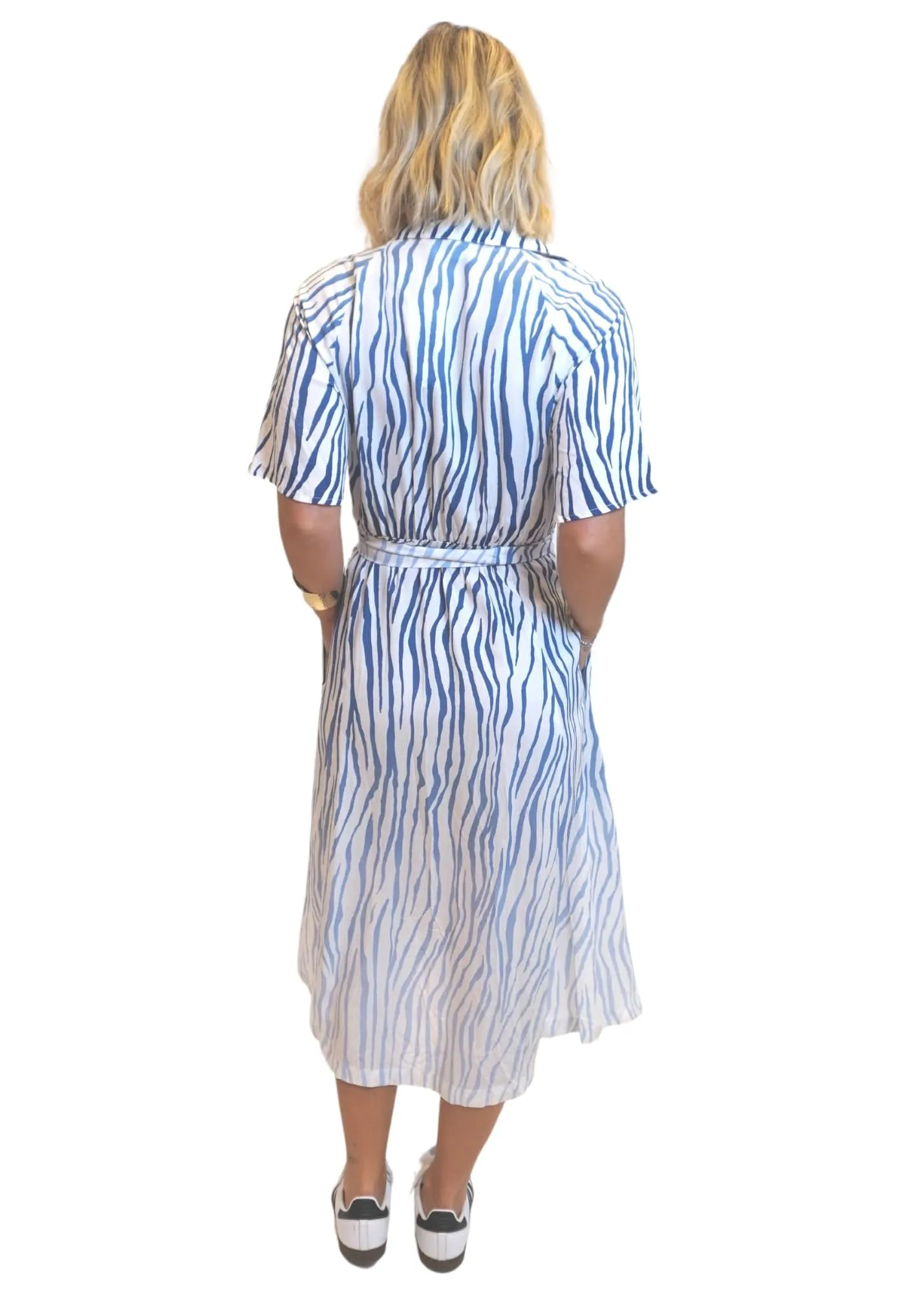 The Perfect Shirt Dress - Zebra Skies