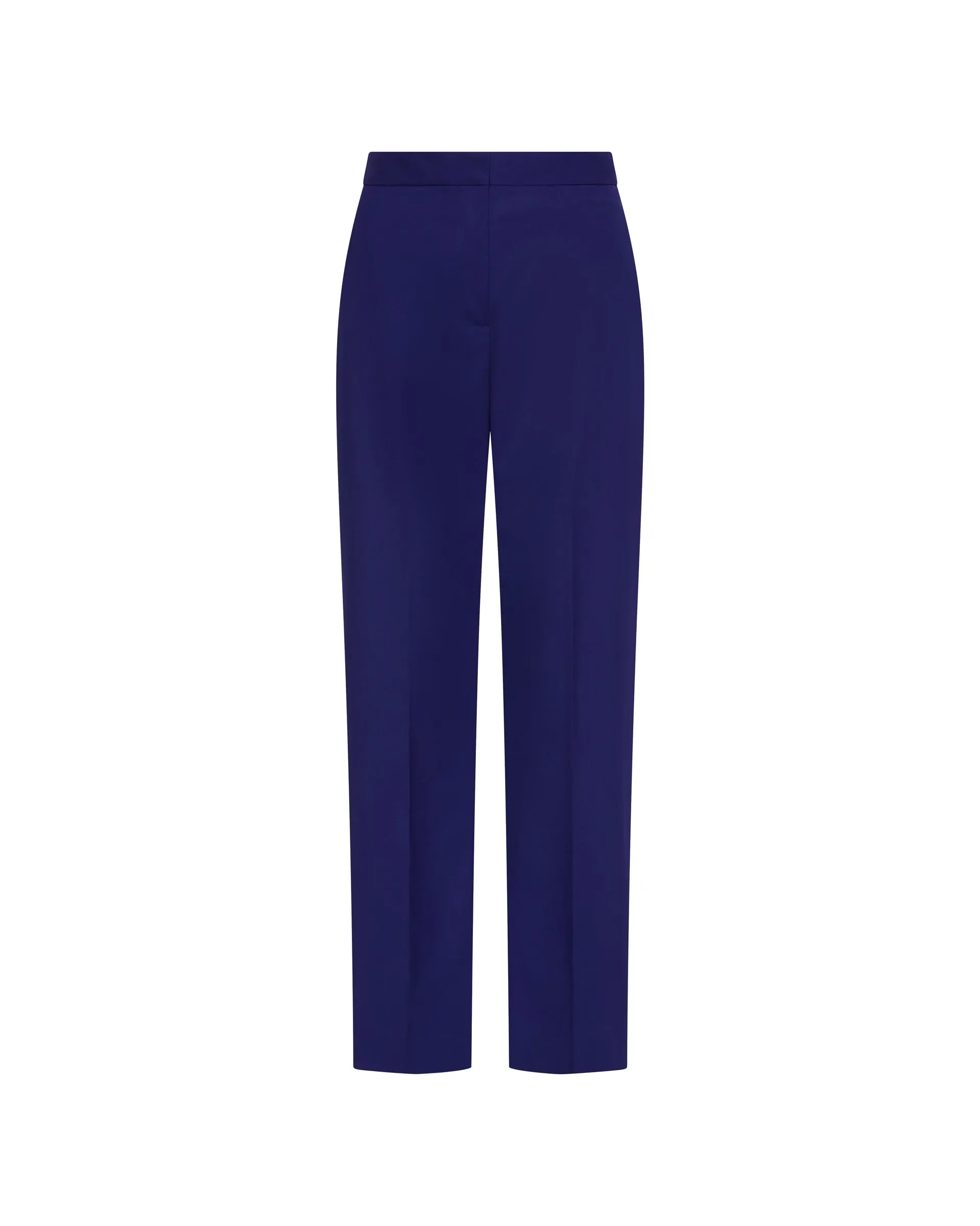 Wide Leg Trouser in Seasonless Wool  | Purple