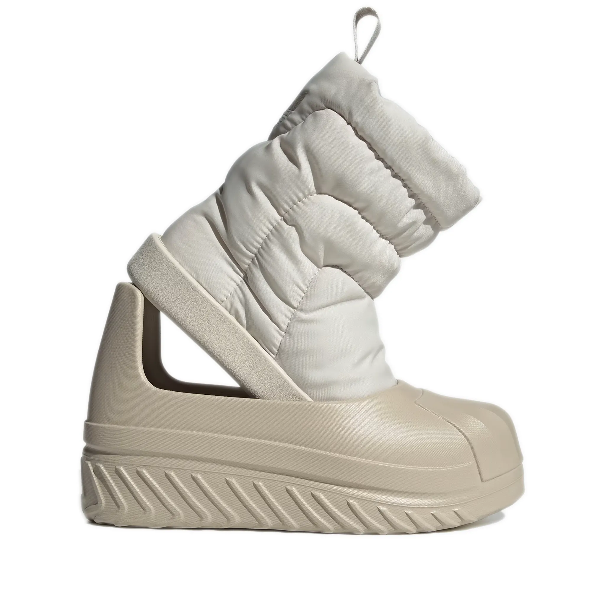 Women's Adidas Adifom Superstar Winter Boot Shoes - Alumina / Wonder Beige / Alumina