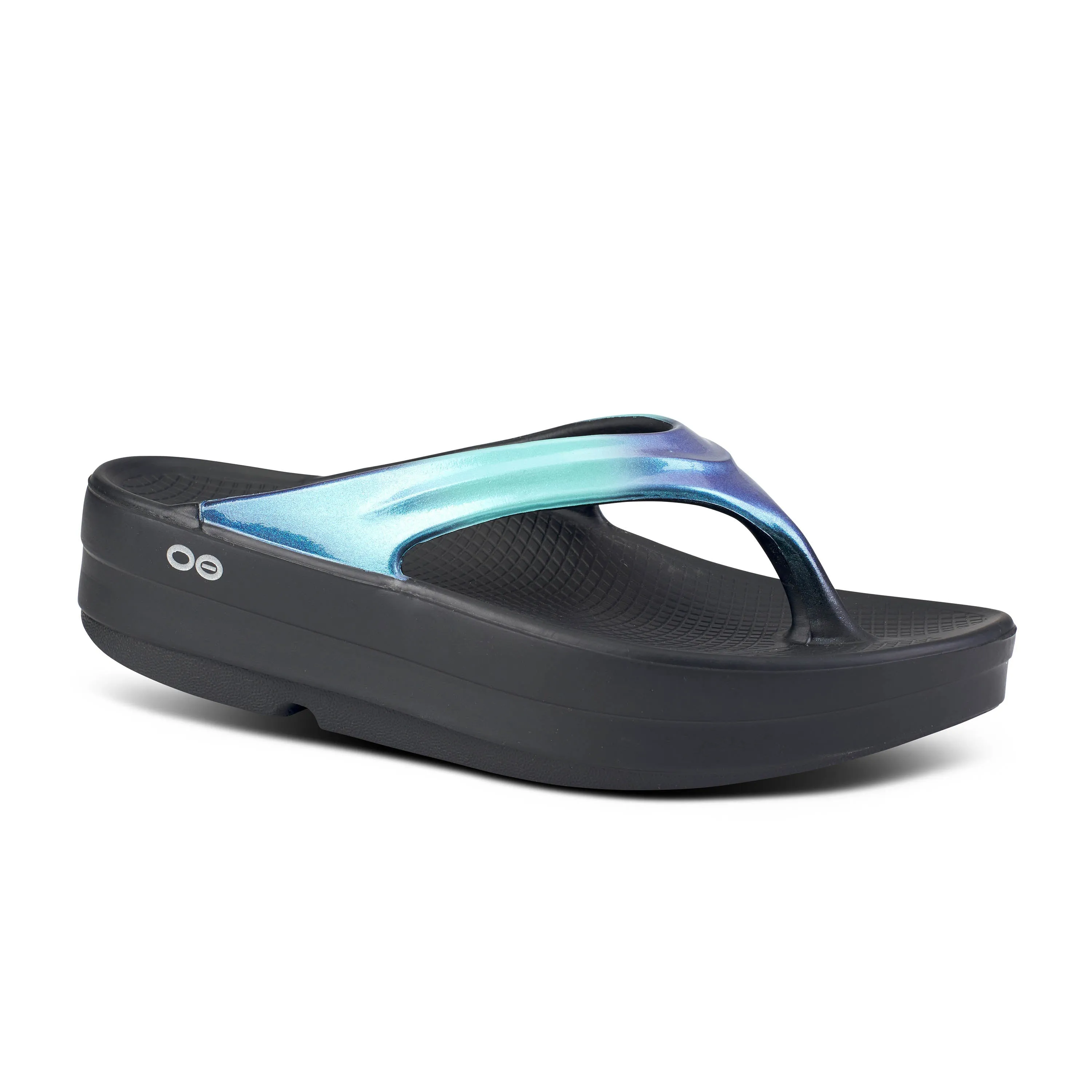 Women's Oofos OOmega OOlala Luxe Color: Atlantis