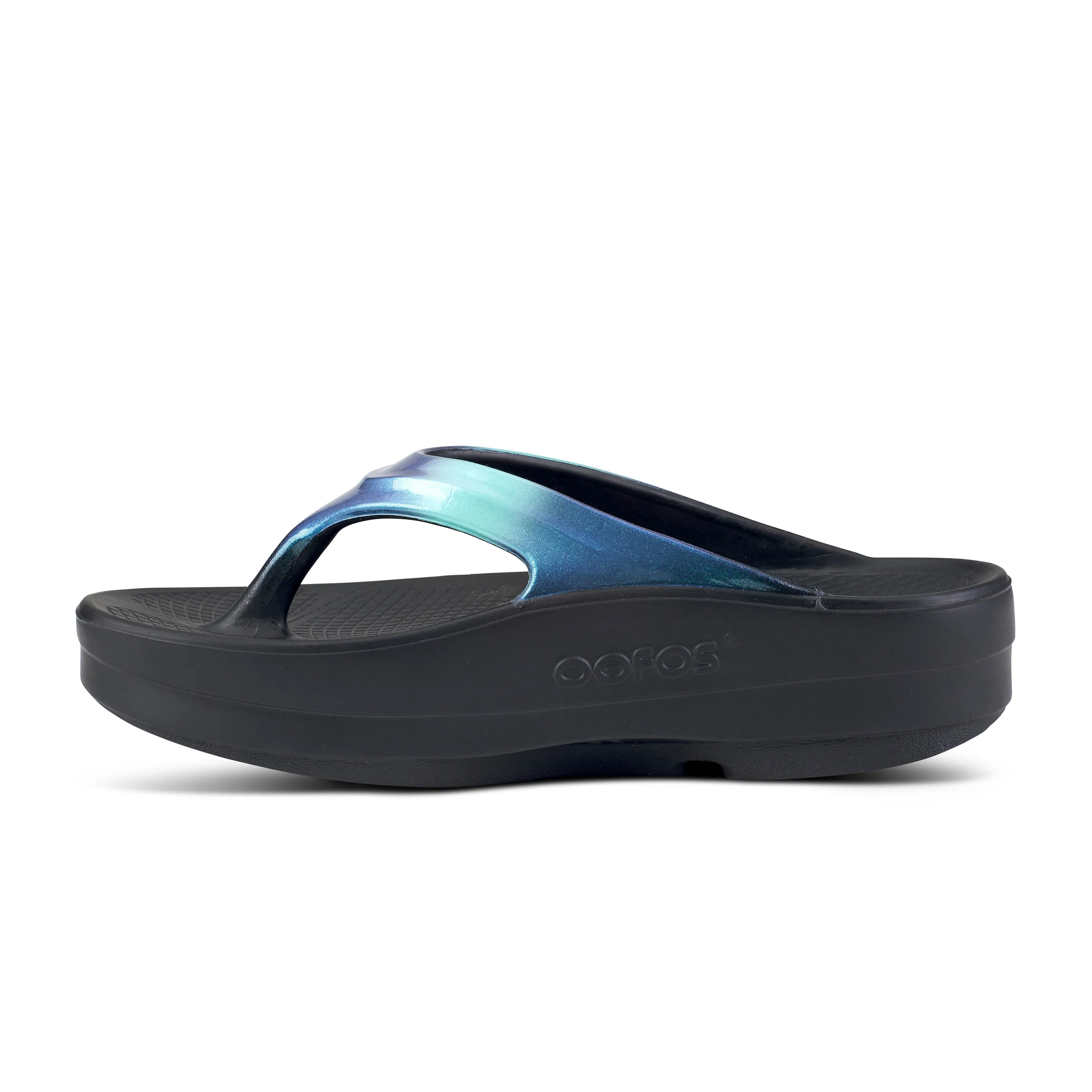 Women's Oofos OOmega OOlala Luxe Color: Atlantis