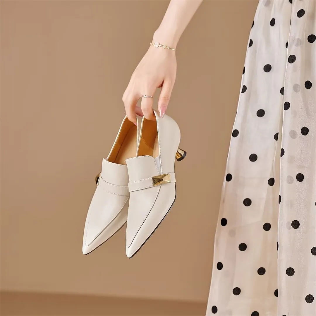 Women's Pumps with Sleek Thin Heel