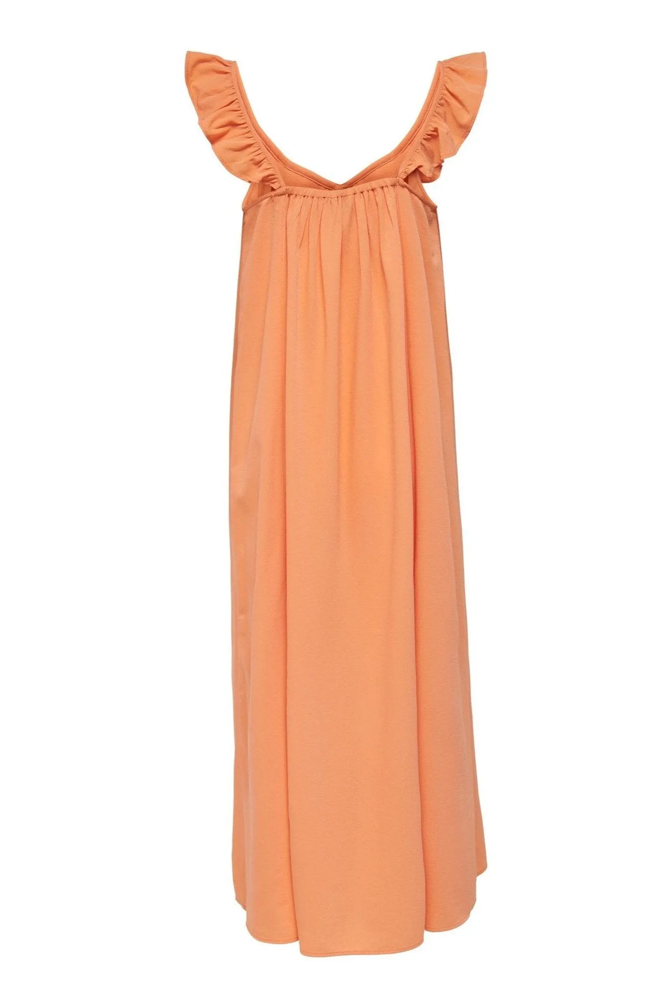 Zora Midi Dress - Sun Orange